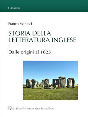 cover image of Storia della letteratura inglese. Volume I. Dalle origini al 1625